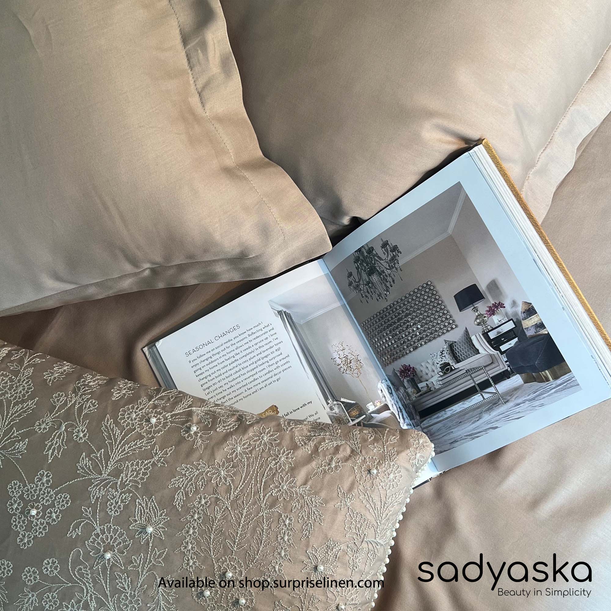 Sadyaska - Treasure Collection Paradise Bedsheet Set (Sand)