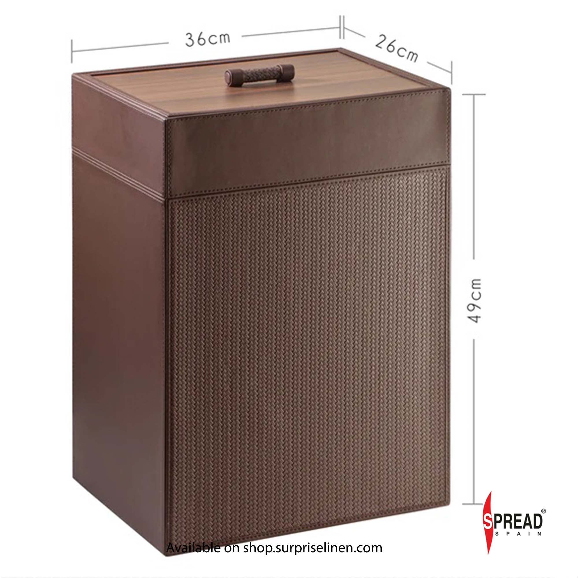 Spread Spain - Riggiani Collection Laundry Hamper (Cappuccino)