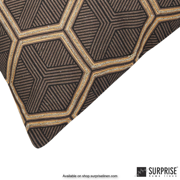 Surprise Home - Hive 45 x 45 cms Designer Cushion Cover (Green)