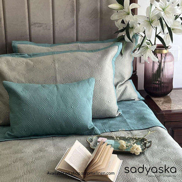 Sadyaska - Connoisseurs Collection Diaco Bedcover Set (Sage Green)