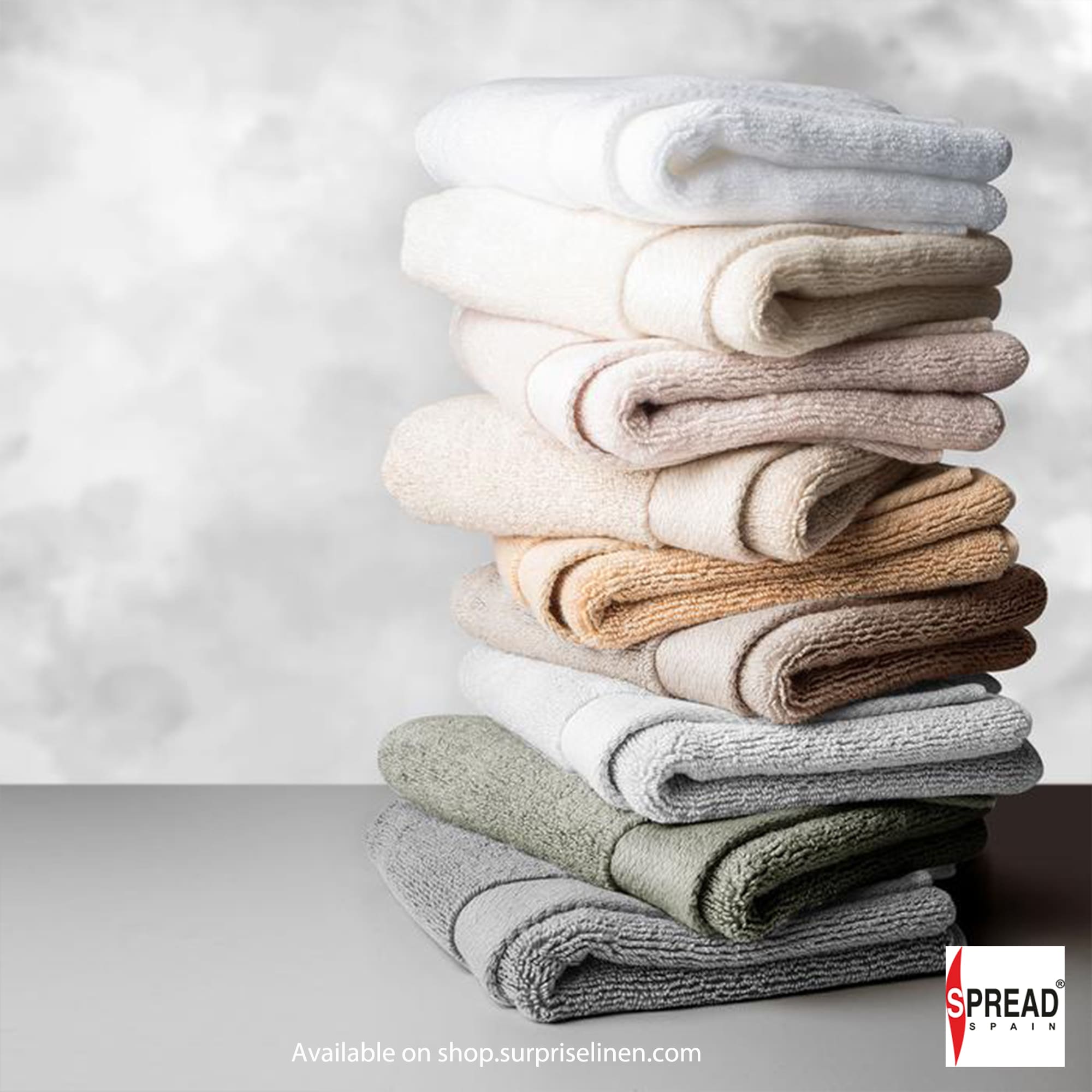 Spread Spain - Resort Collection 720 GSM Cotton Luxury Towels (Carbon)