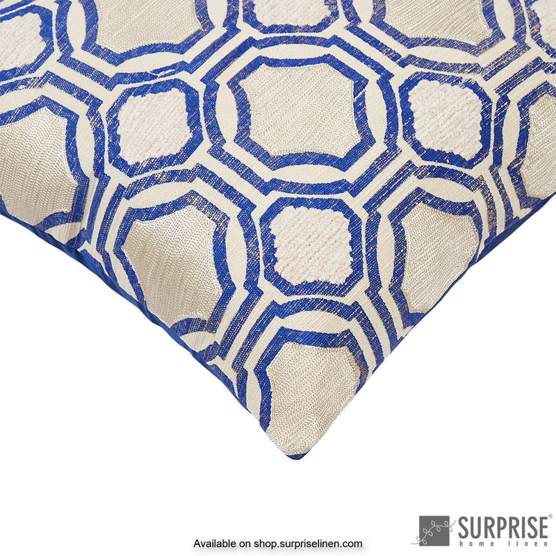 Surprise Home - Roman Trellis Cushion Cover (Blue)