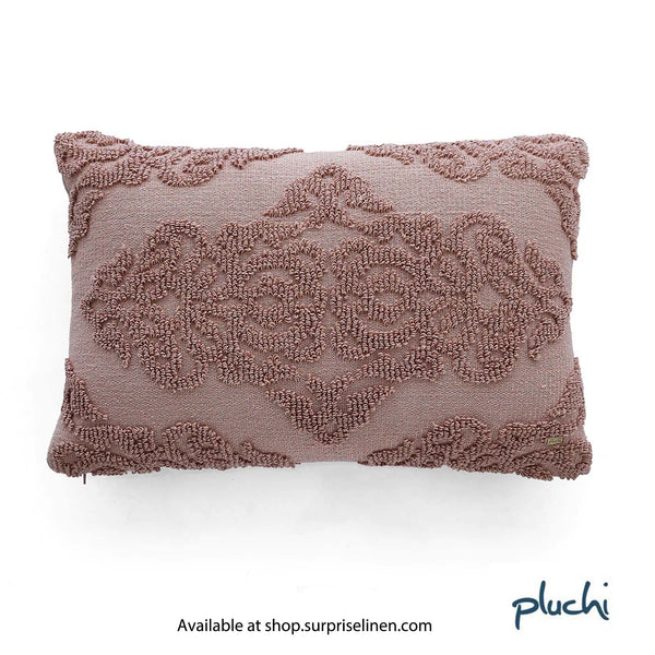 Pluchi - Damask Cushion Cover (Blush Pink)
