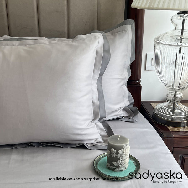 Sadyaska - Duplex Collection Bedsheet Set (Pearl Grey)