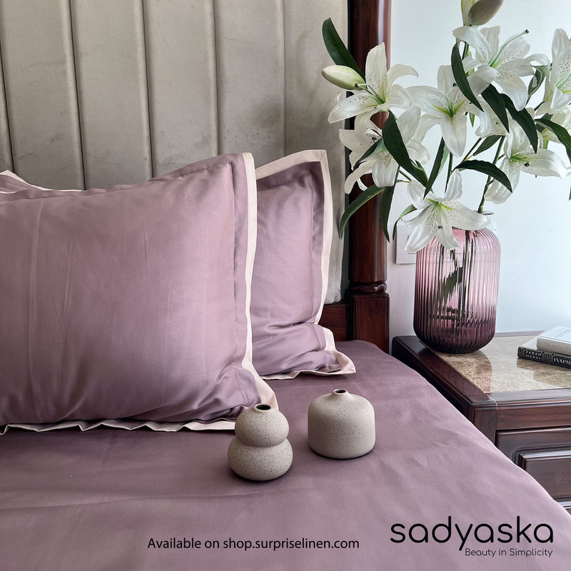 Sadyaska - Duplex Collection Bedsheet Set (Old Rose)