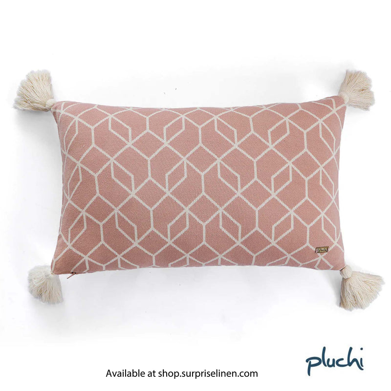 Pluchi - Trellis Cushion Cover (Pink)