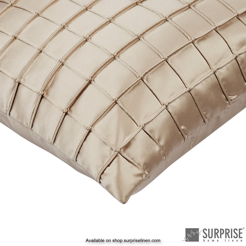 Surprise Home - Satin Waffle Cushion Cover (Copper)