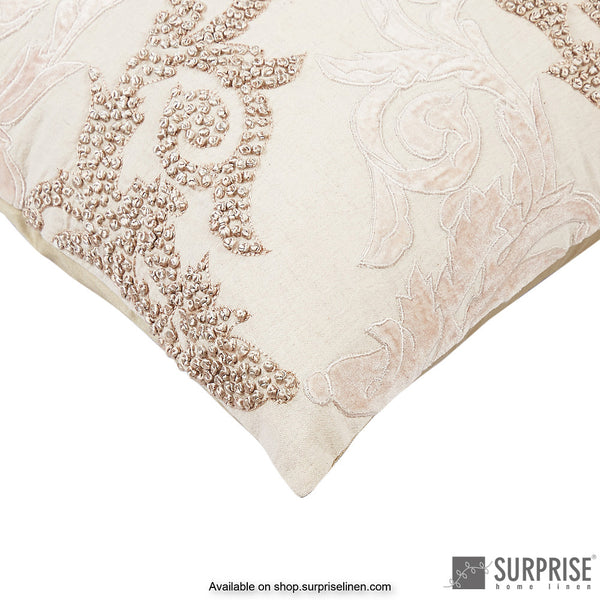 Surprise Home - French Damask Cushion Cover (Brown)