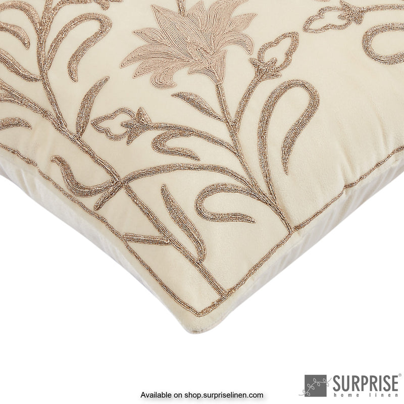 Surprise Home - Dori Flowers Cushion Cover (Cream)