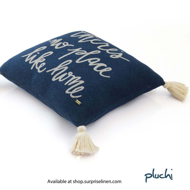 Pluchi - Place Like Home Cushion Cover (Navy)
