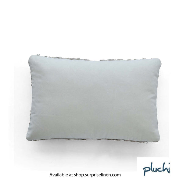 Pluchi - Damask Cushion Cover (Natural)