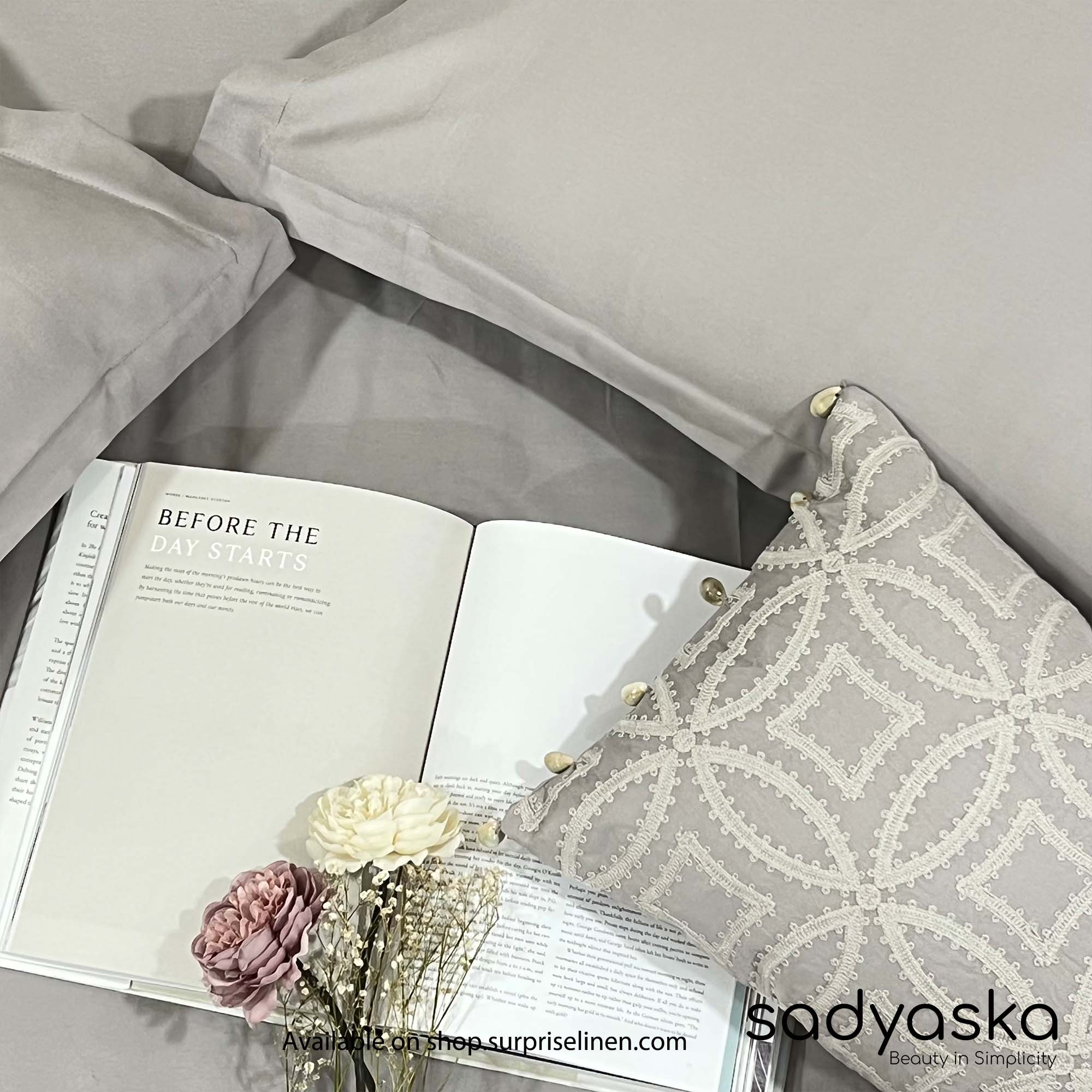 Sadyaska - Treasure Collection Stark Bedsheet Set (Silver)