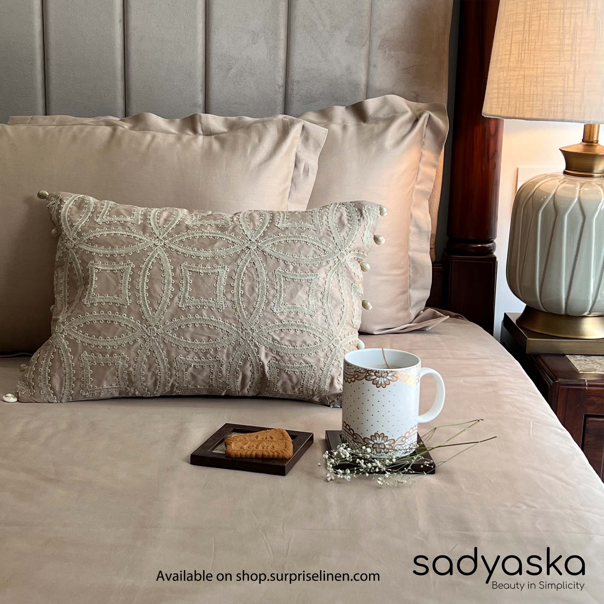 Sadyaska - Treasure Collection Stark Bedsheet Set (Sand)