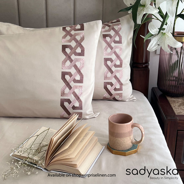 Sadyaska - Dream Collection Alley Bedsheet Set (Oats Beige)