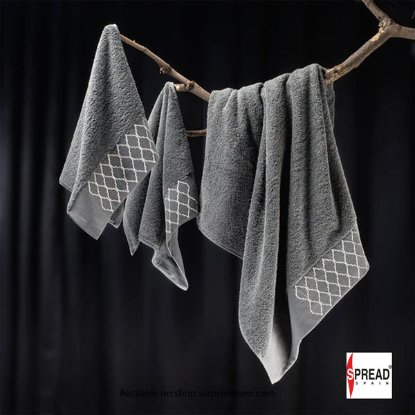 Spread Spain - Picasso Pastoral Ares Bath Premium Towels (Dark Grey)