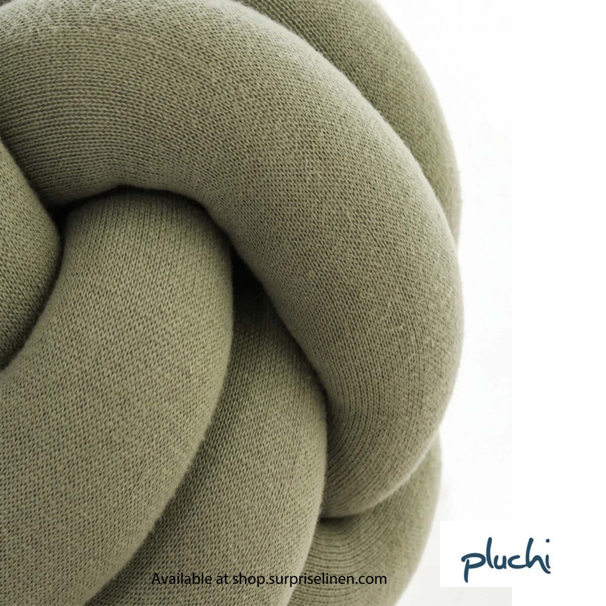 Pluchi - Nodo Cushion Cover (Pistachio Green)