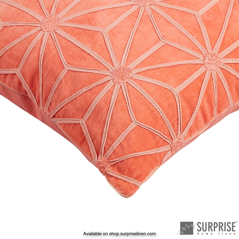 Surprise Home - Star Cushion Cover (Neon Peach)