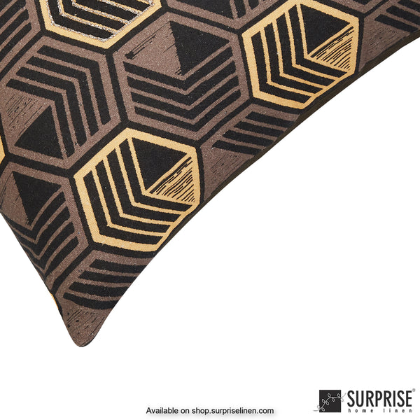 Surprise Home - Maze 45 x 45 cms Designer Cushion Cover (Green)