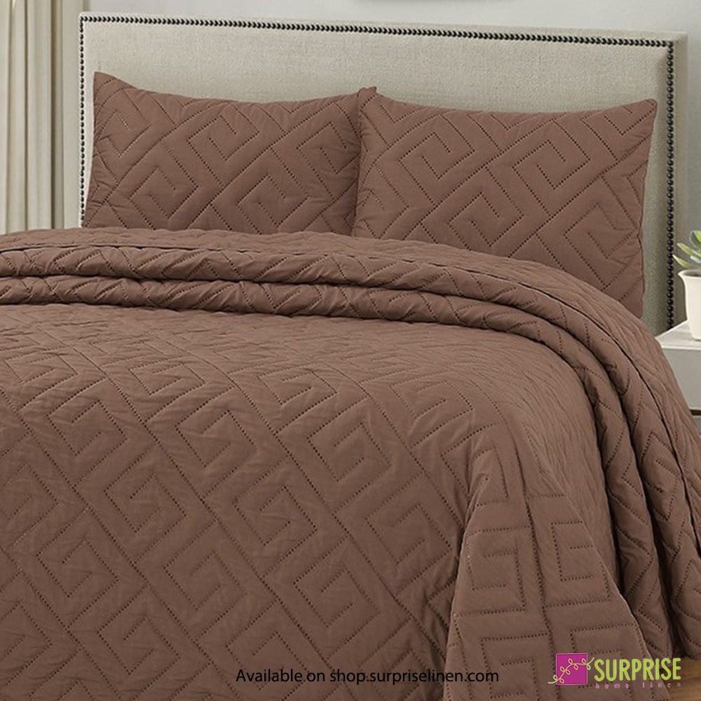 Surprise Home - Everyday Essentials D'Lux 3 Pcs Bedcover Set (Rain Drum)