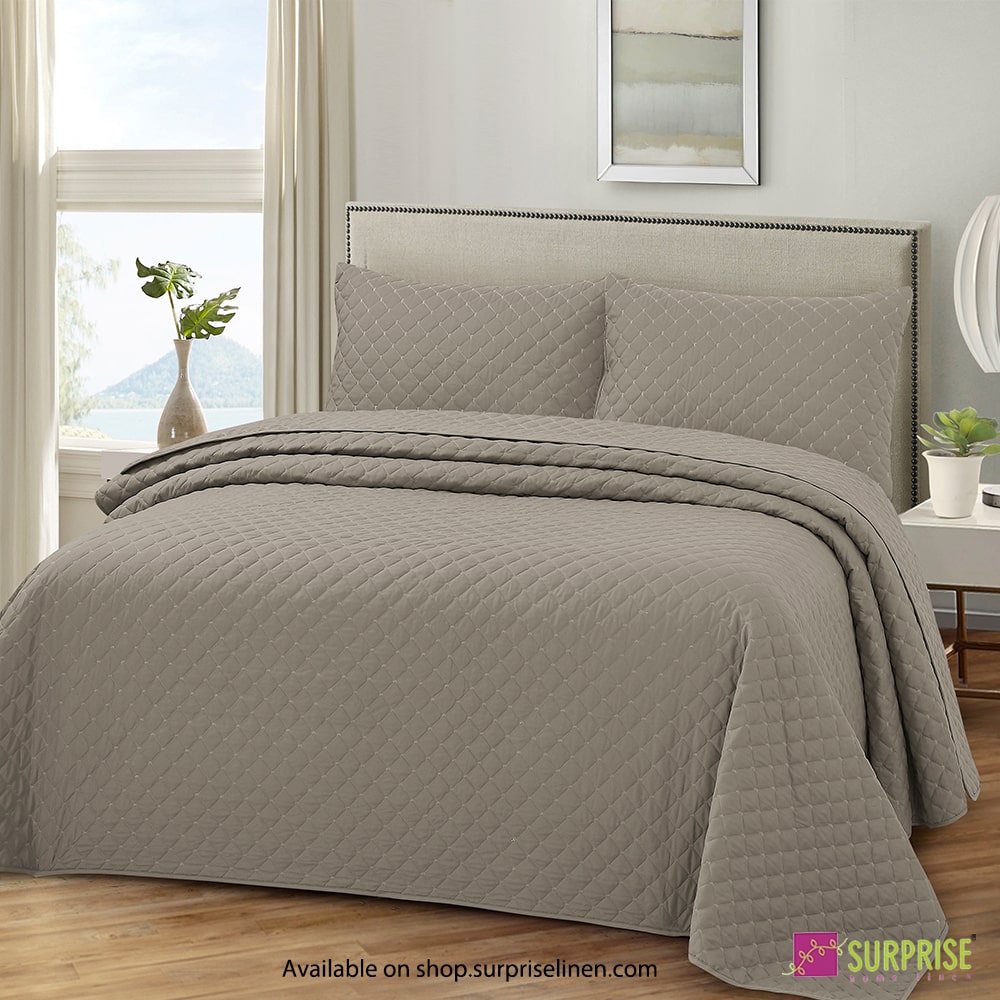 Surprise Home - Everyday Essentials Premium Quilted Swiss 3 Pcs Bedcover Set (Cub)