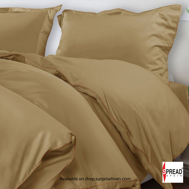 Spread Spain - The Italian Collection 500 Thread Count Cotton Bedsheet Set (Camel)