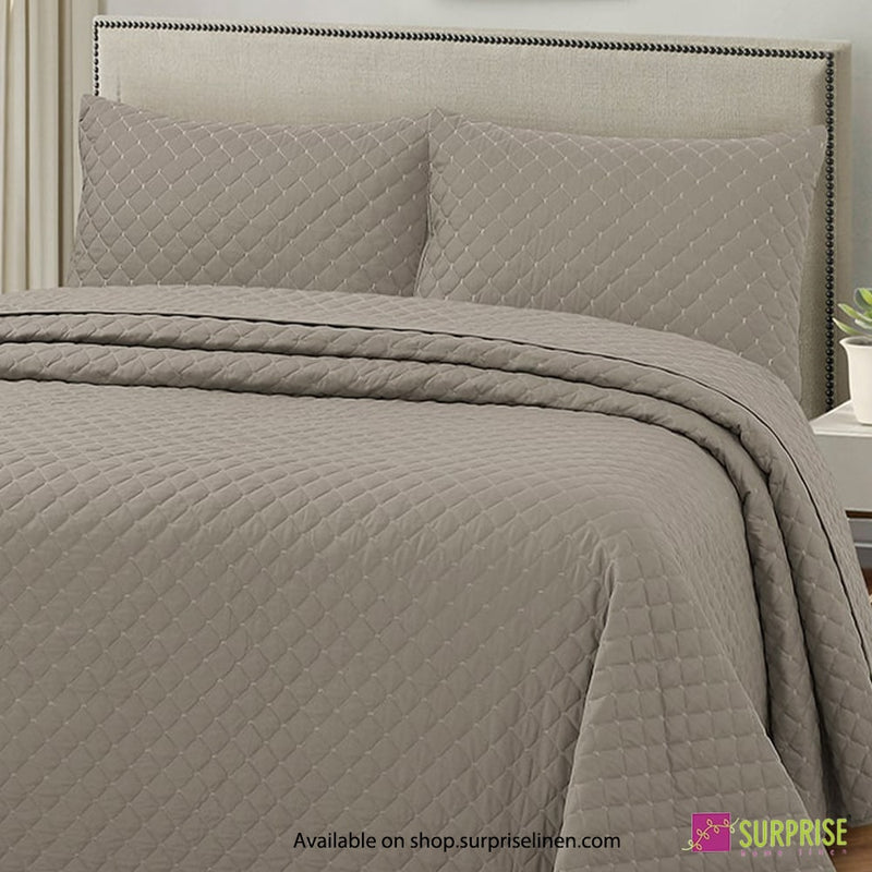 Surprise Home - Everyday Essentials Premium Quilted Swiss 3 Pcs Bedcover Set (Cub)