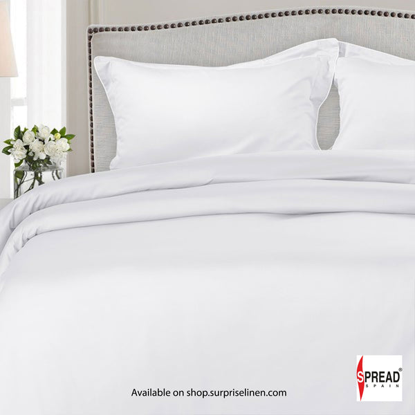 Spread Spain - The Italian Collection 500 Thread Count Cotton Bedsheet Set (White)
