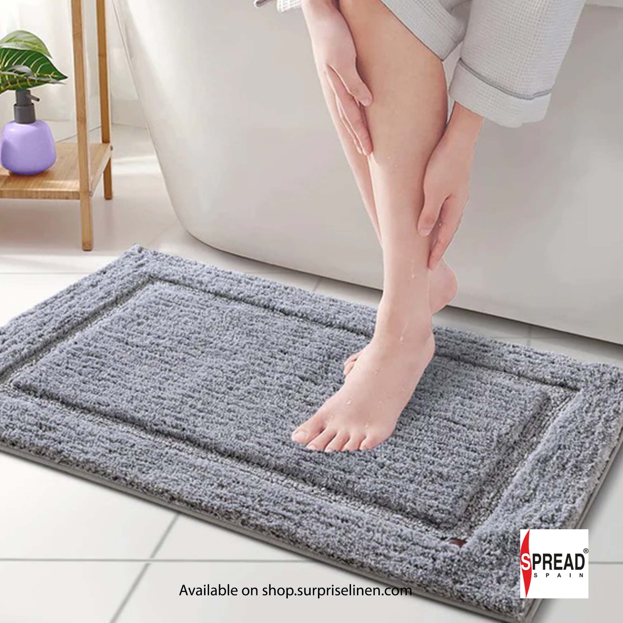 Spread Spain - Superba Luxury Bath Mats (Carbon)