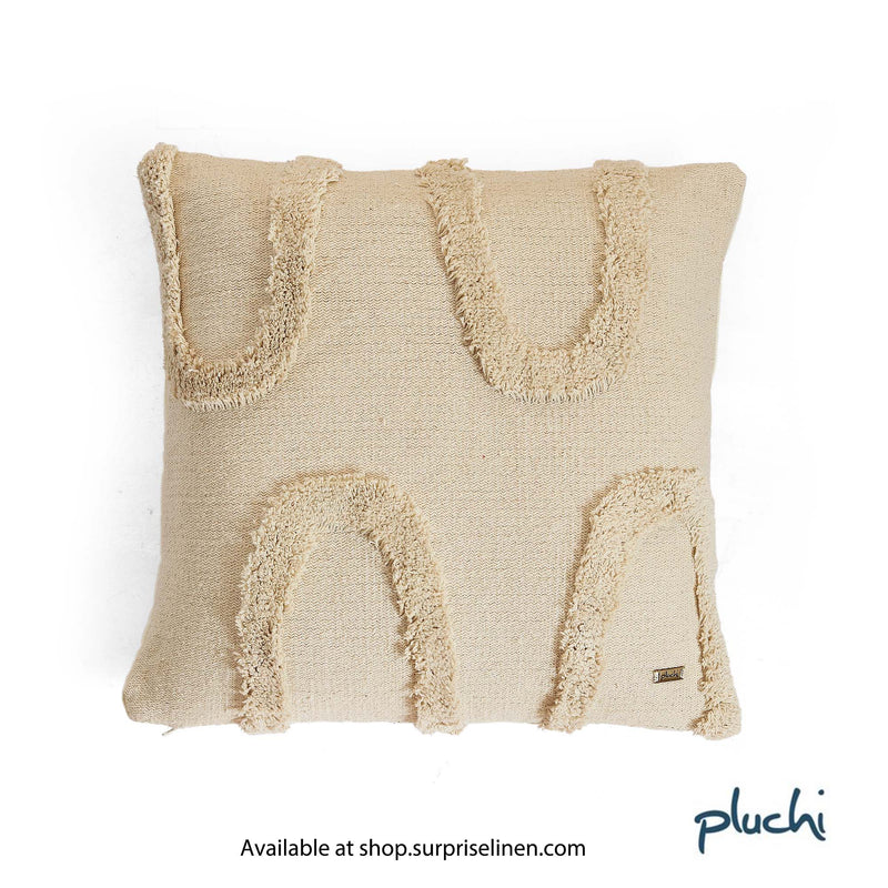 Pluchi - Curve Cushion Cover (Ivory)