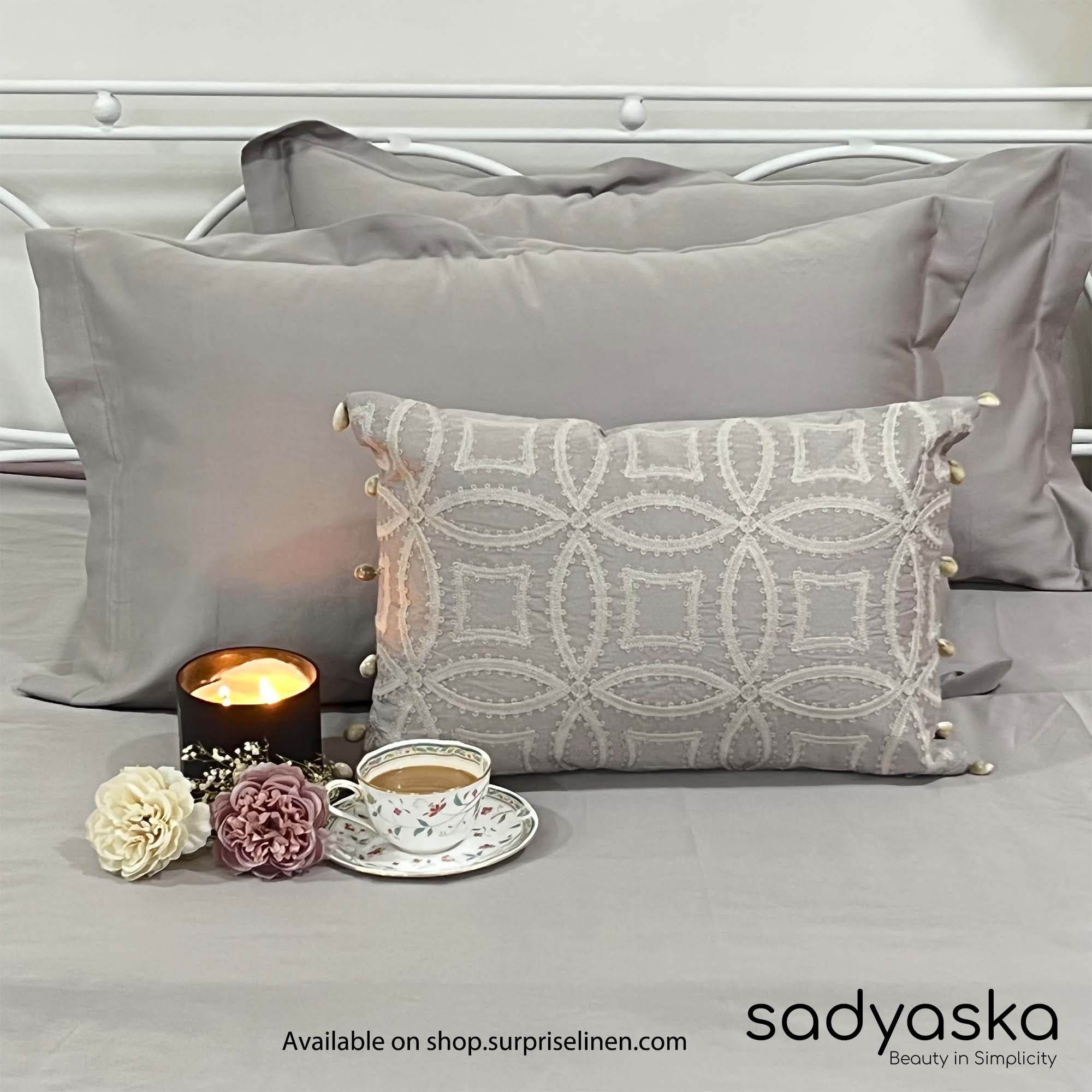 Sadyaska - Treasure Collection Stark Bedsheet Set (Silver)