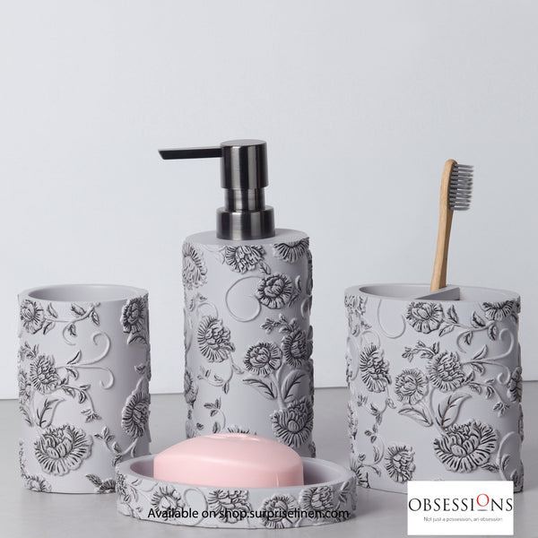 Obsessions - Alvina Collection Luxury Bathroom Accessory Set (Antique)