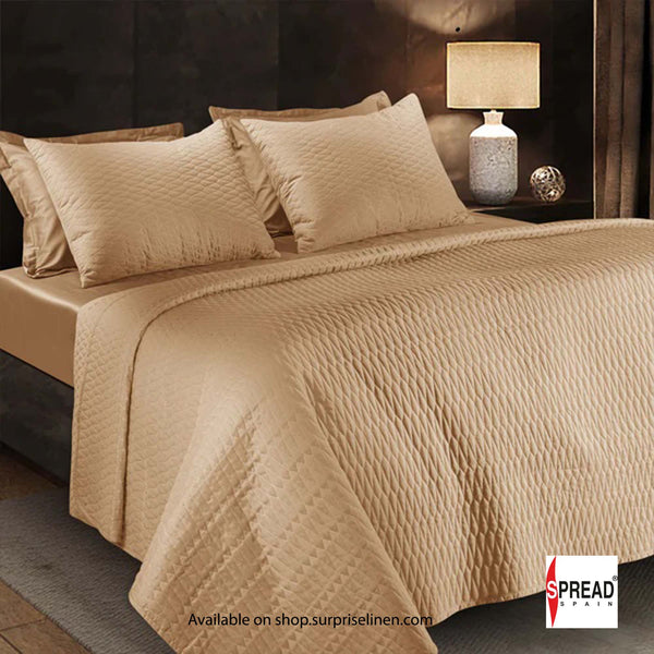 Spread Spain - Crystal Day And Night 3 Pcs Bed Cover Set (Sand)