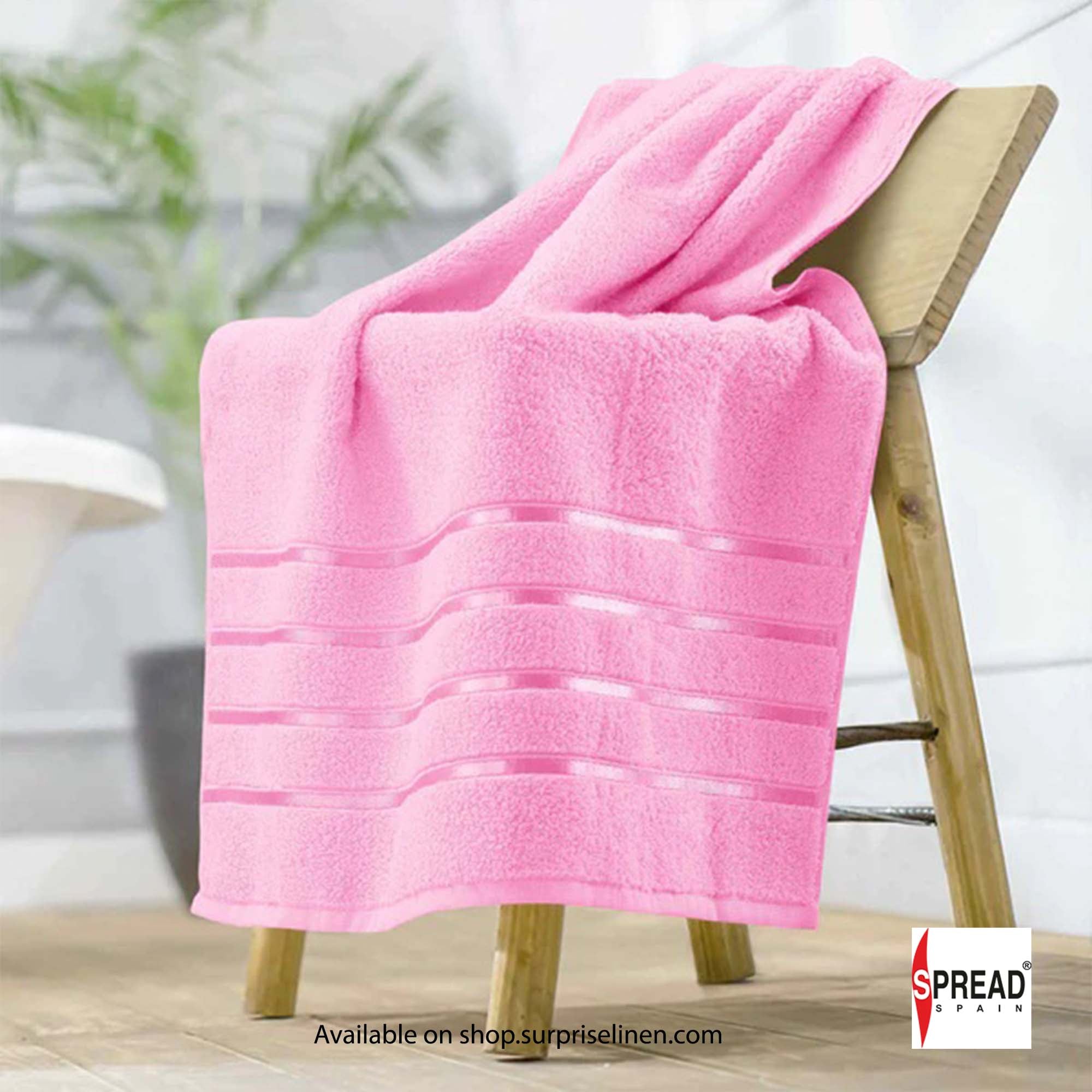 Spread Spain - Roman Bath Collection Towels (Pink)