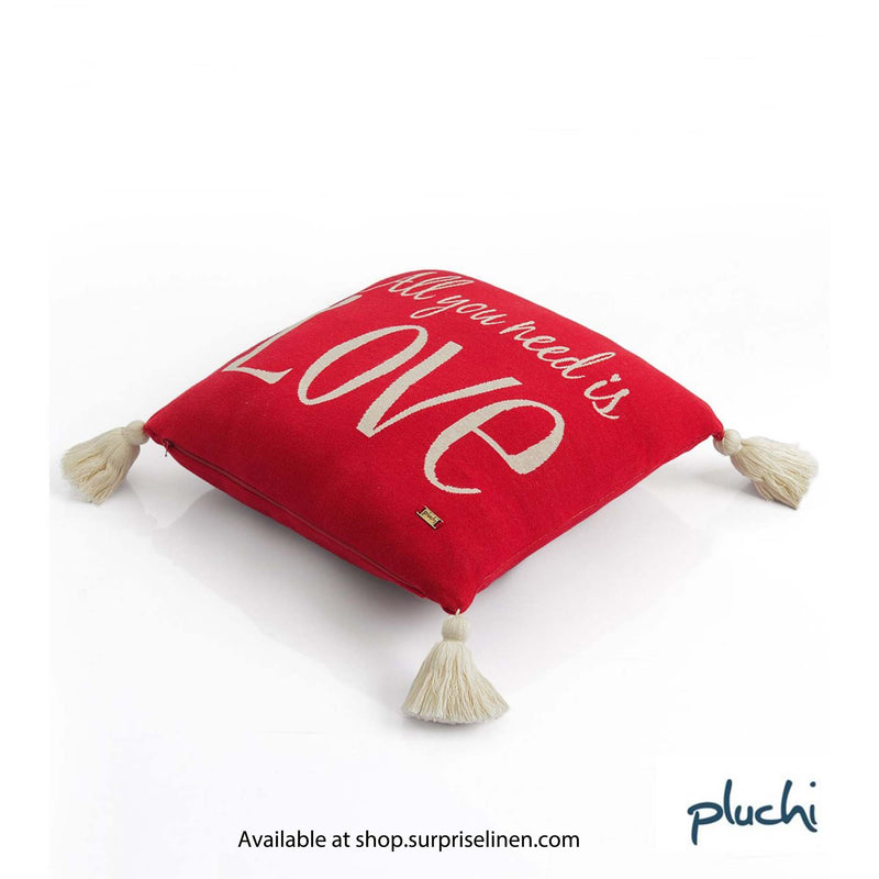Pluchi - All You Need is Love Cushion Cover (Red)