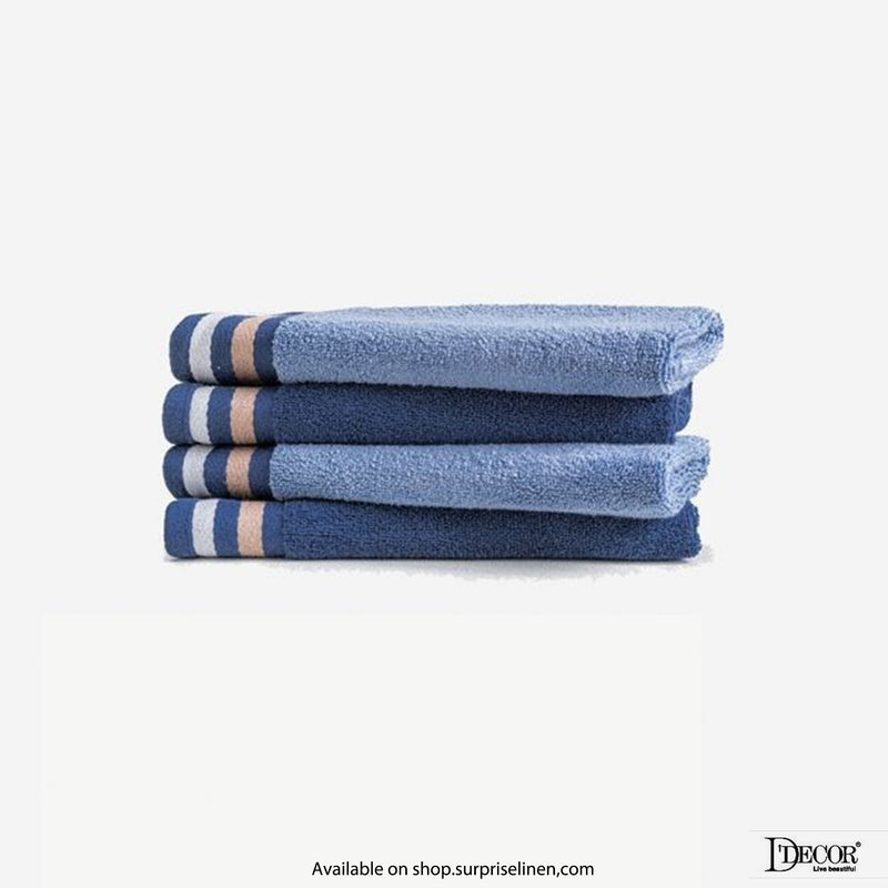 D'Decor - Zest Collection 500 GSM Bath Towel (Moonlight Blue)