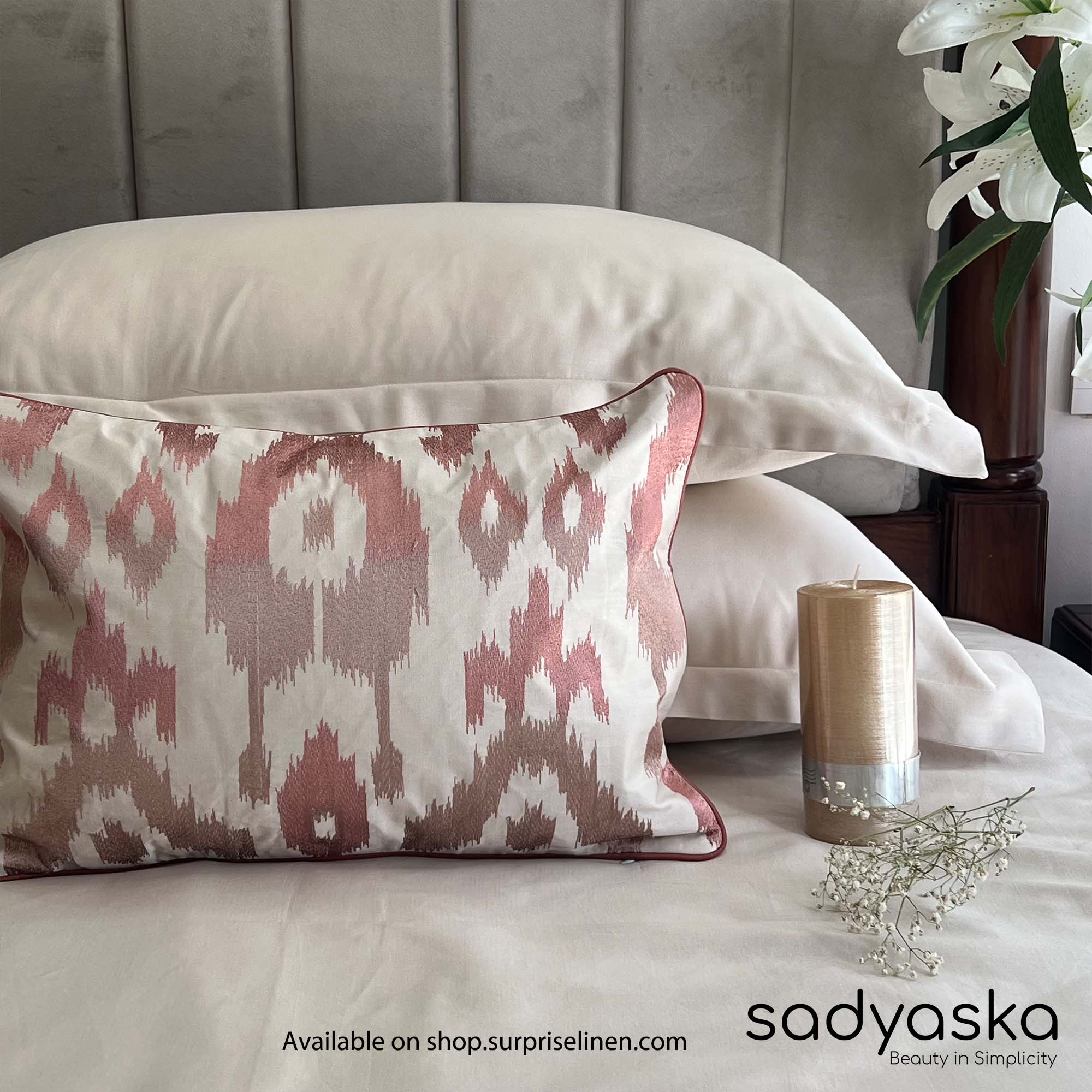 Sadyaska - Treasure Collection Majestic Bedsheet Set (Oats Beige)