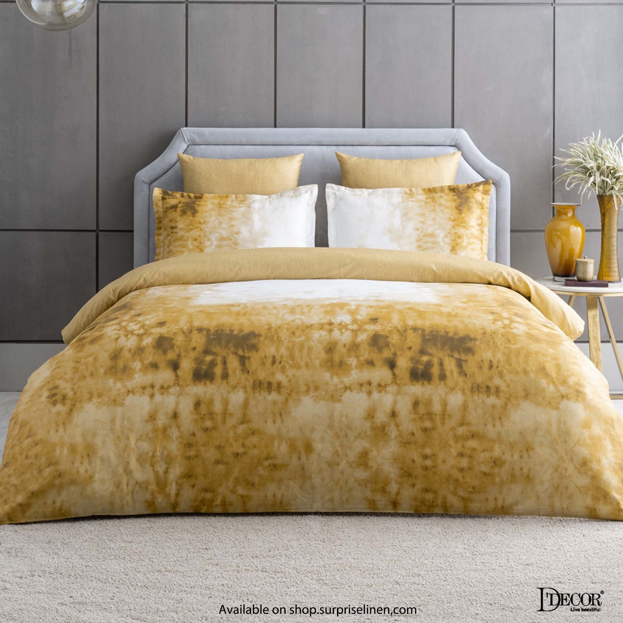 D'Decor - Esteem Ombre Collection Bedsheet Set (Ochre)