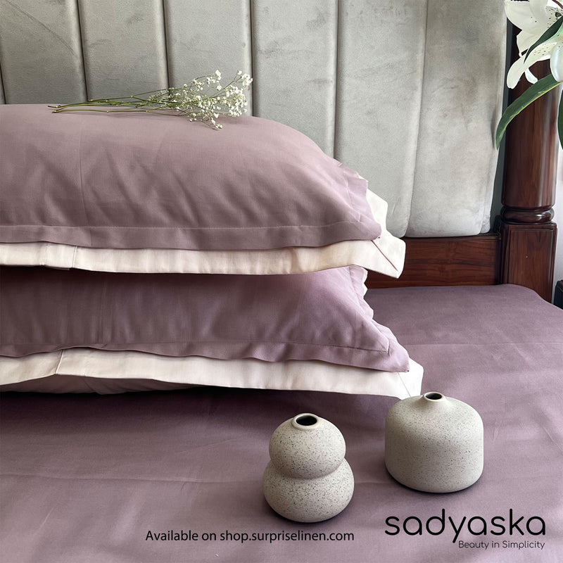 Sadyaska - Duplex Collection Bedsheet Set (Old Rose)