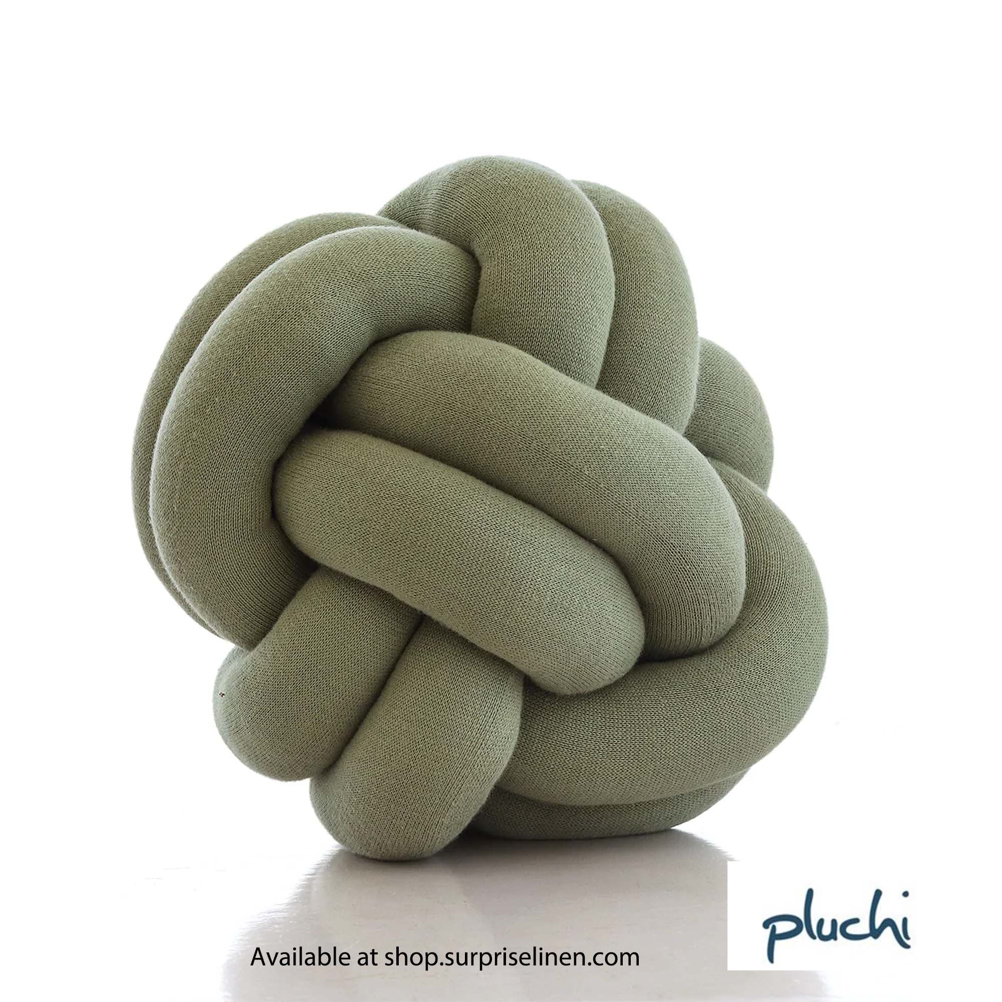 Pluchi - Nodo Cushion Cover (Pistachio Green)