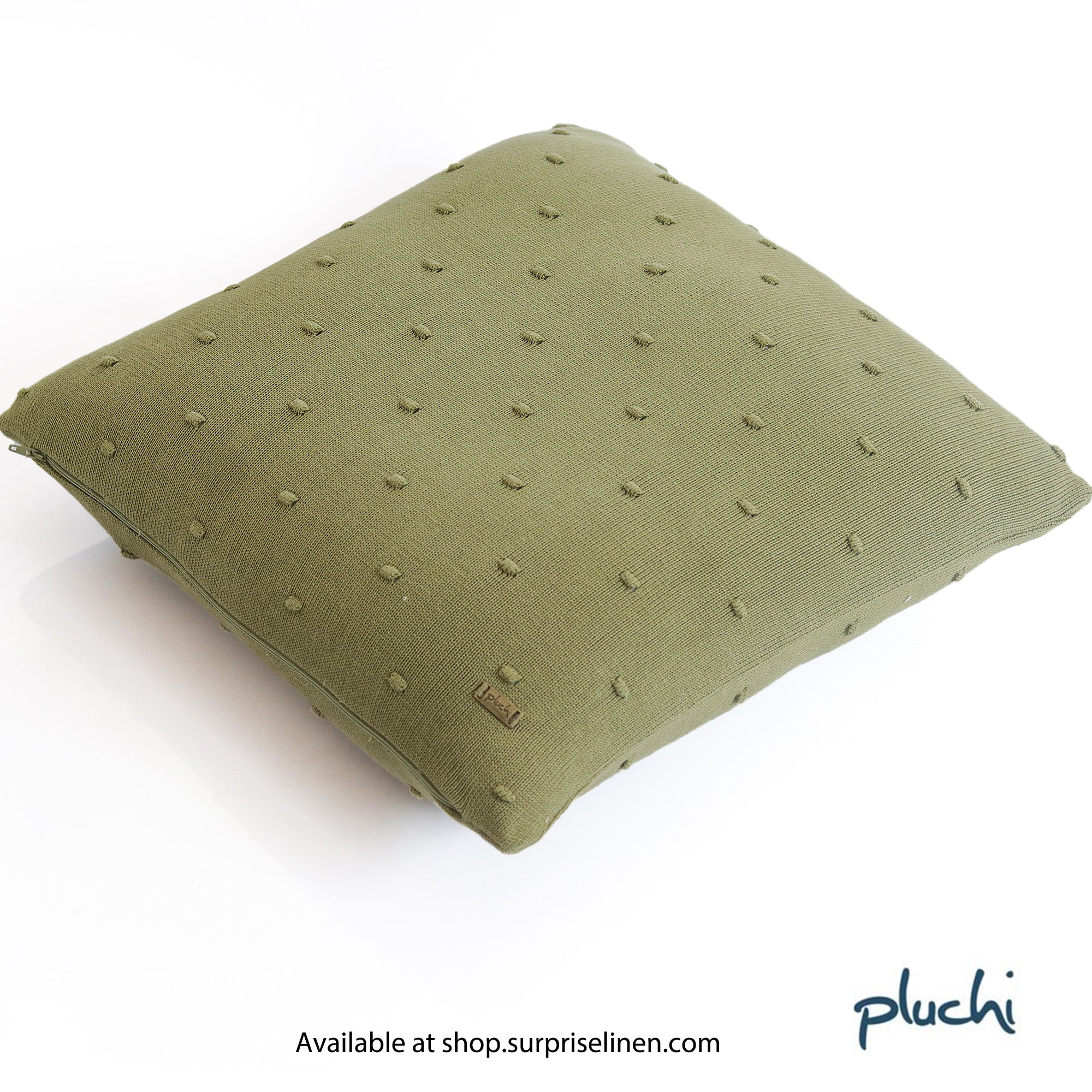 Pluchi - Bubble Dried Herb Pure Cotton Knitted Decorative Cushion Cover