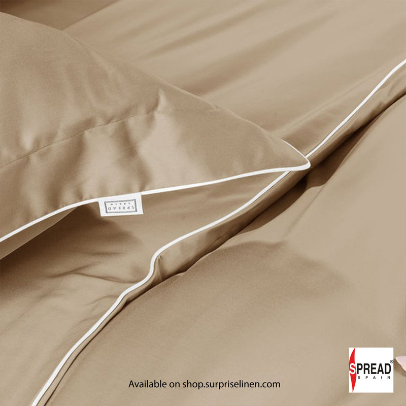 Spread Spain - The Italian Collection 500 Thread Count Cotton Duvet Covers (Beige)