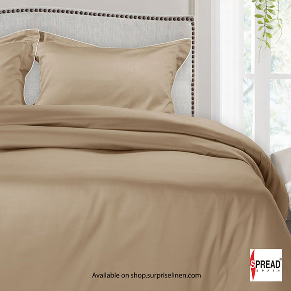 Spread Spain - The Italian Collection 500 Thread Count Cotton Duvet Covers (Beige)