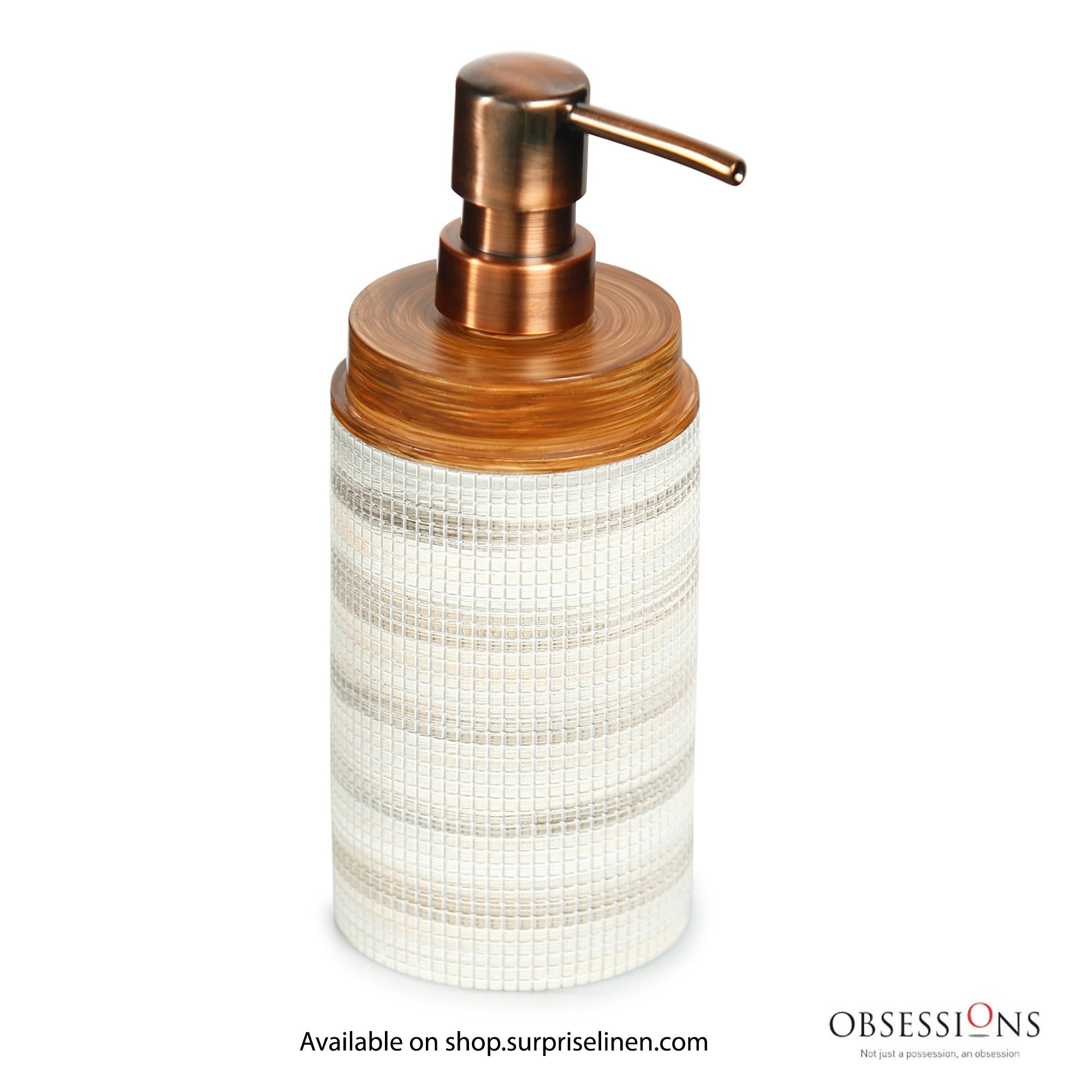 Obsessions - Alvina Collection Luxury Bathroom Accessory Set (Cream)