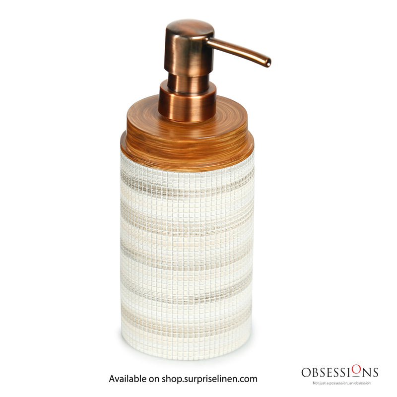 Obsessions - Alvina Collection Luxury Bathroom Accessory Set (Cream)