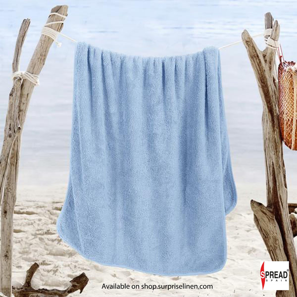 Spread Spain - Athens  Premium Cotton Luxurious Bath Towels (Blue)