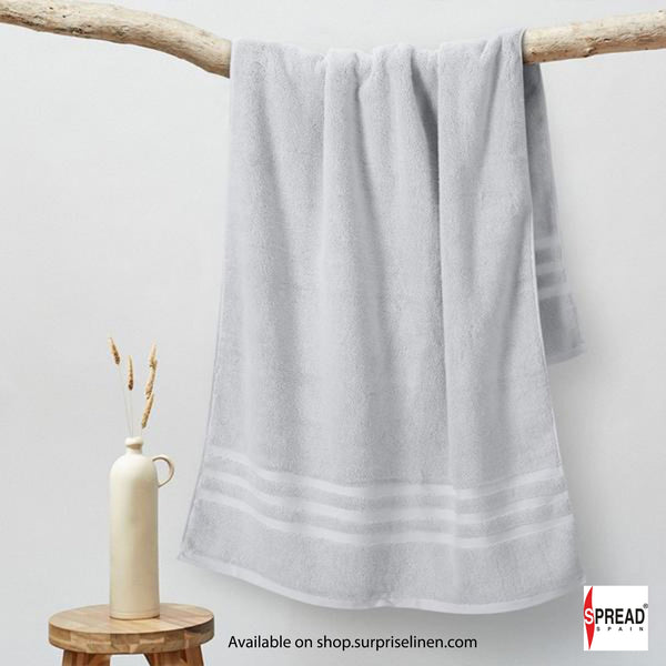Spread Spain - Miami Premium Cotton Luxury Bath Towels (Silver)