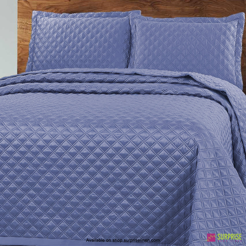 Surprise Home - Luxe 3 Pcs Quilted Bed Cover Set (Lilac)