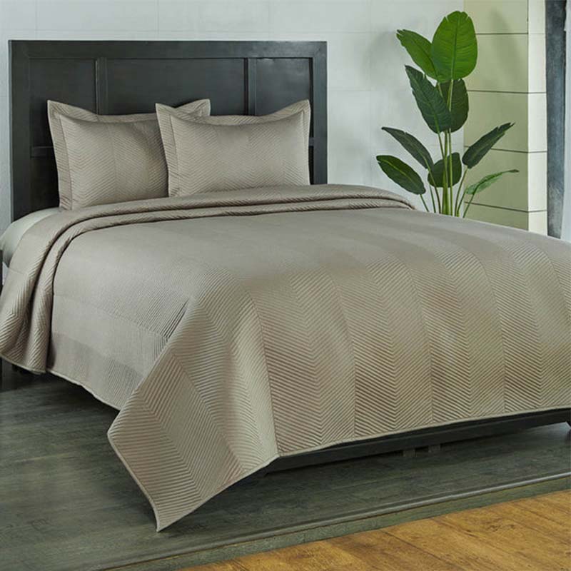 Anna Simona - Chevron Bed Cover Set (Sand)