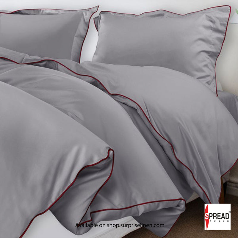 Spread Spain - The Italian Collection 500 Thread Count Cotton Duvet Covers (Slate)