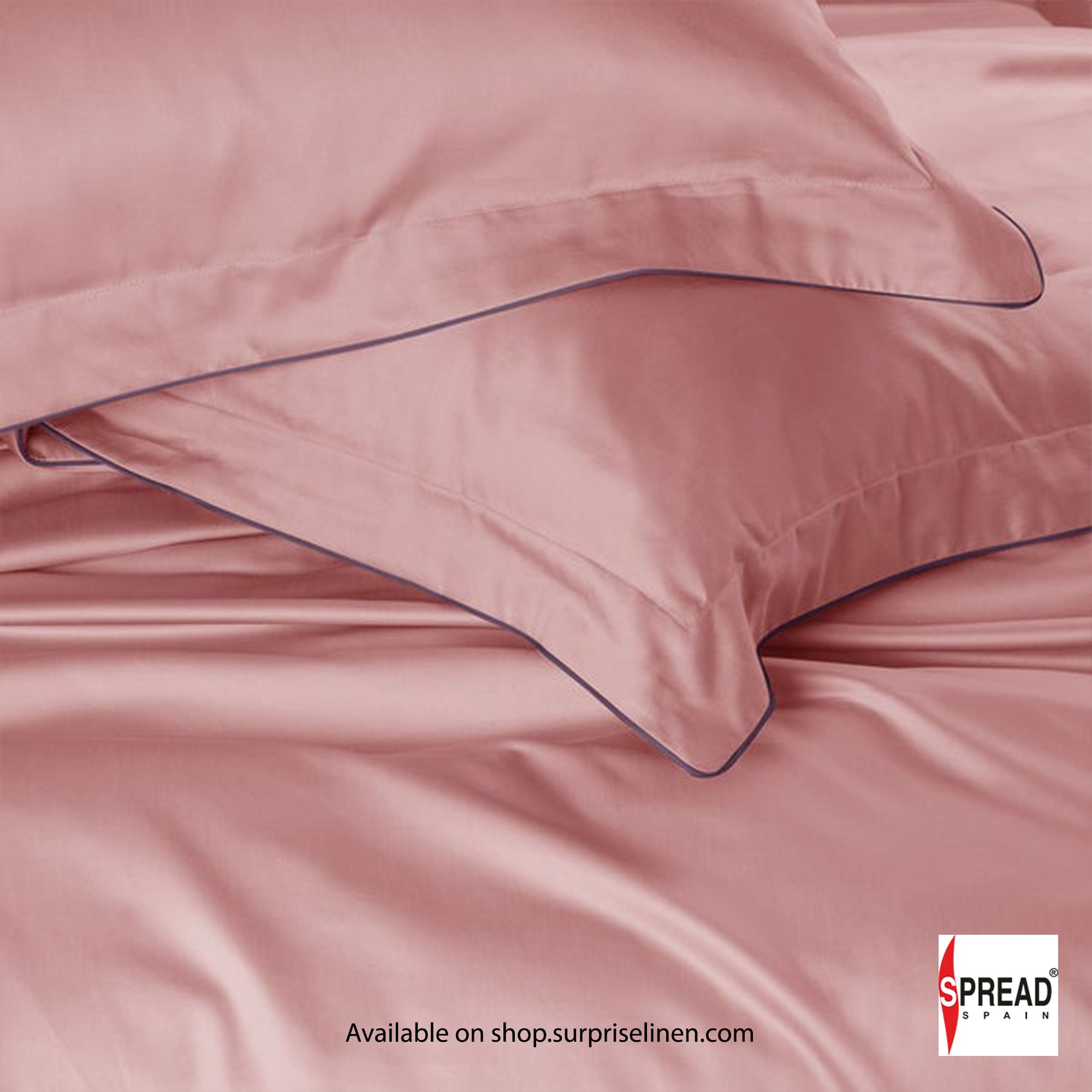 Spread Spain - The Italian Collection 500 Thread Count Cotton Bedsheet Set (Salmon)